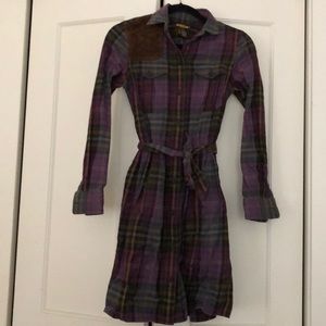 Rugby Ralph Lauren purple Flannel dress